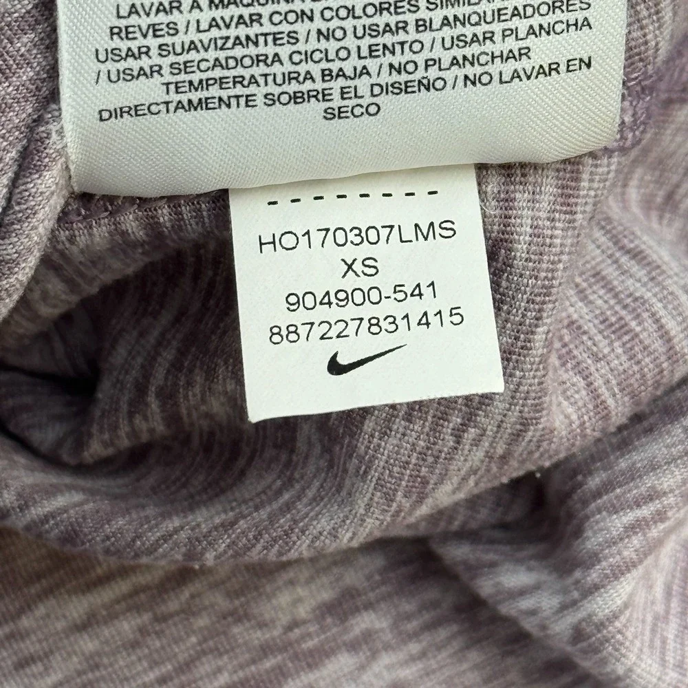 Nike Pullover Womens XS Purple Running Collar Top Zip Dri-Fit Running Gym 904900